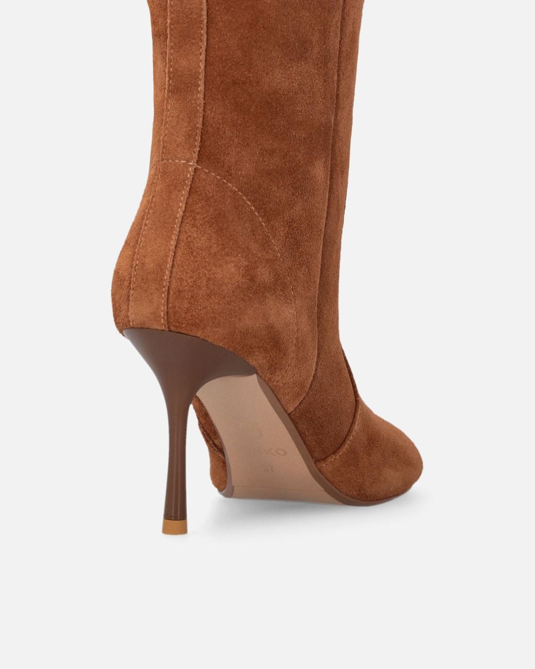 Pinko Brown Suede Boots