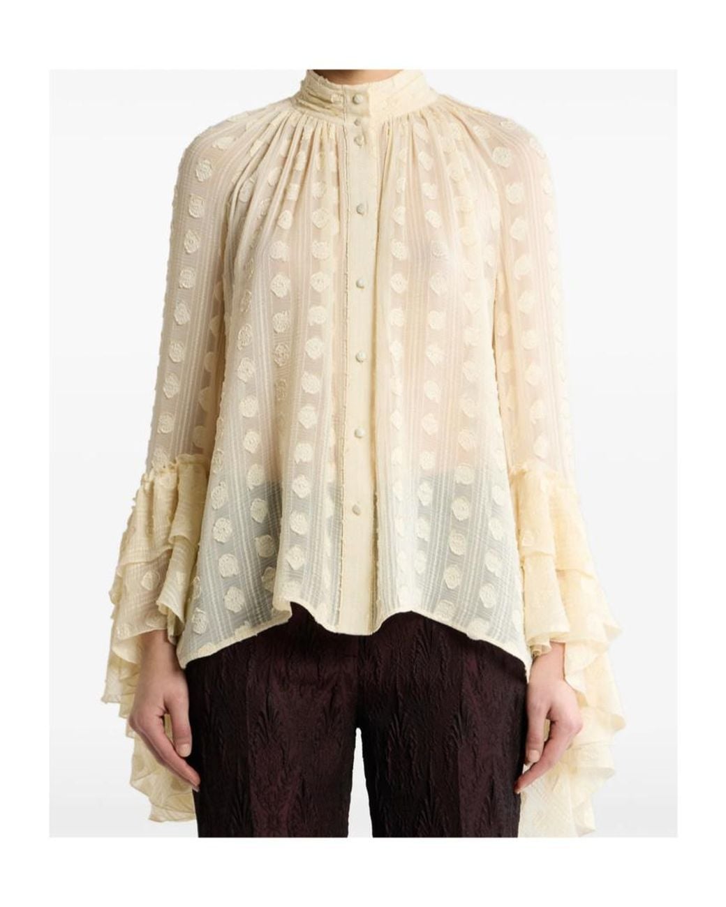 Etro Natural Long-Sleeved Shirt
