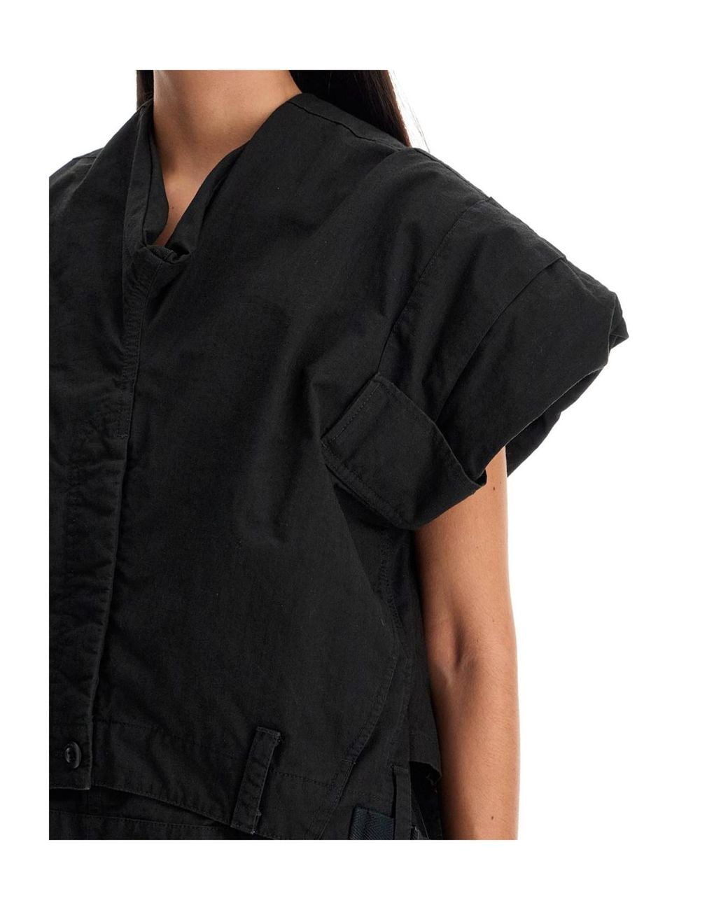 Balenciaga Black Cargo Pants Top