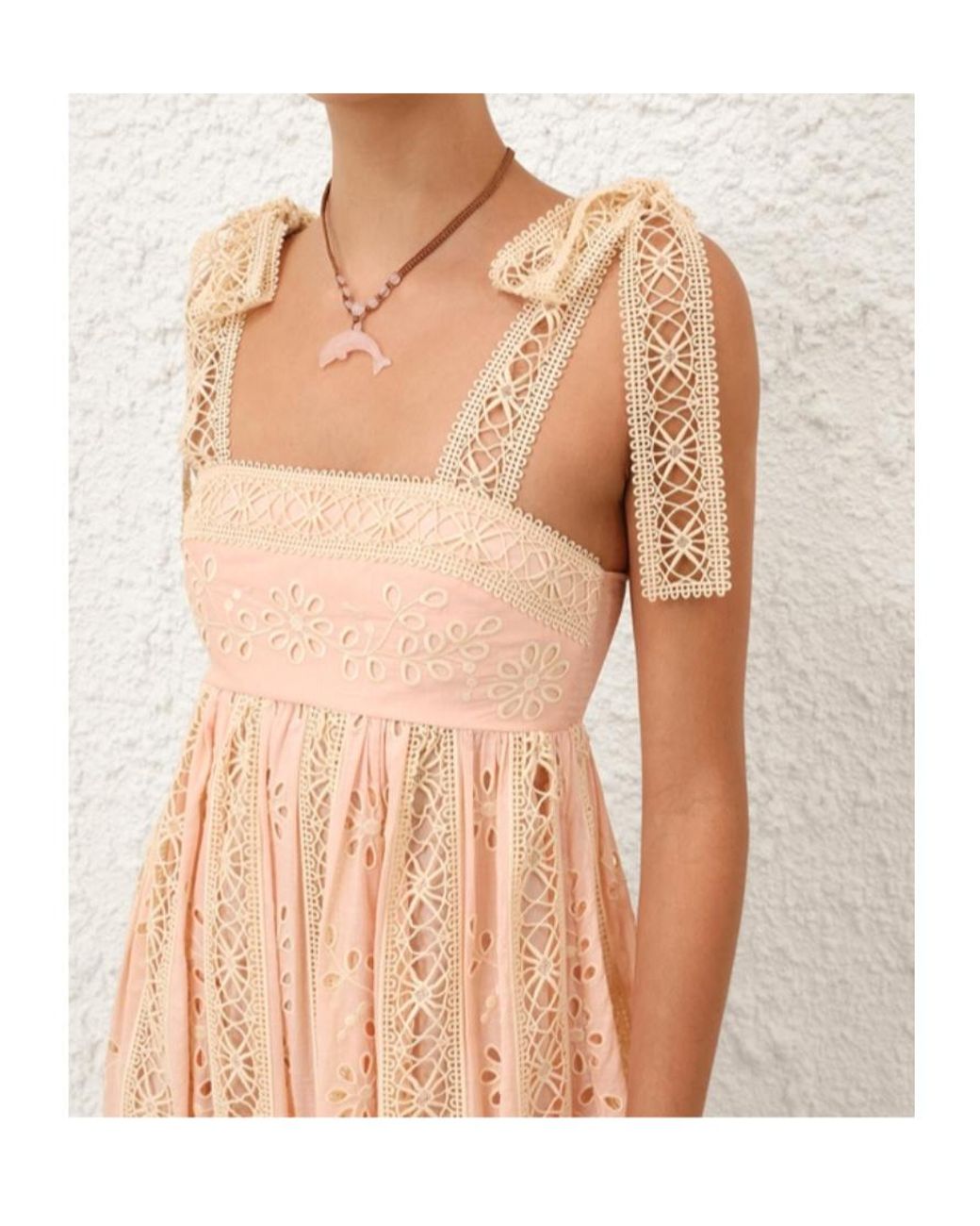 Zimmermann Natural Awaken Textured Stripe Maxi