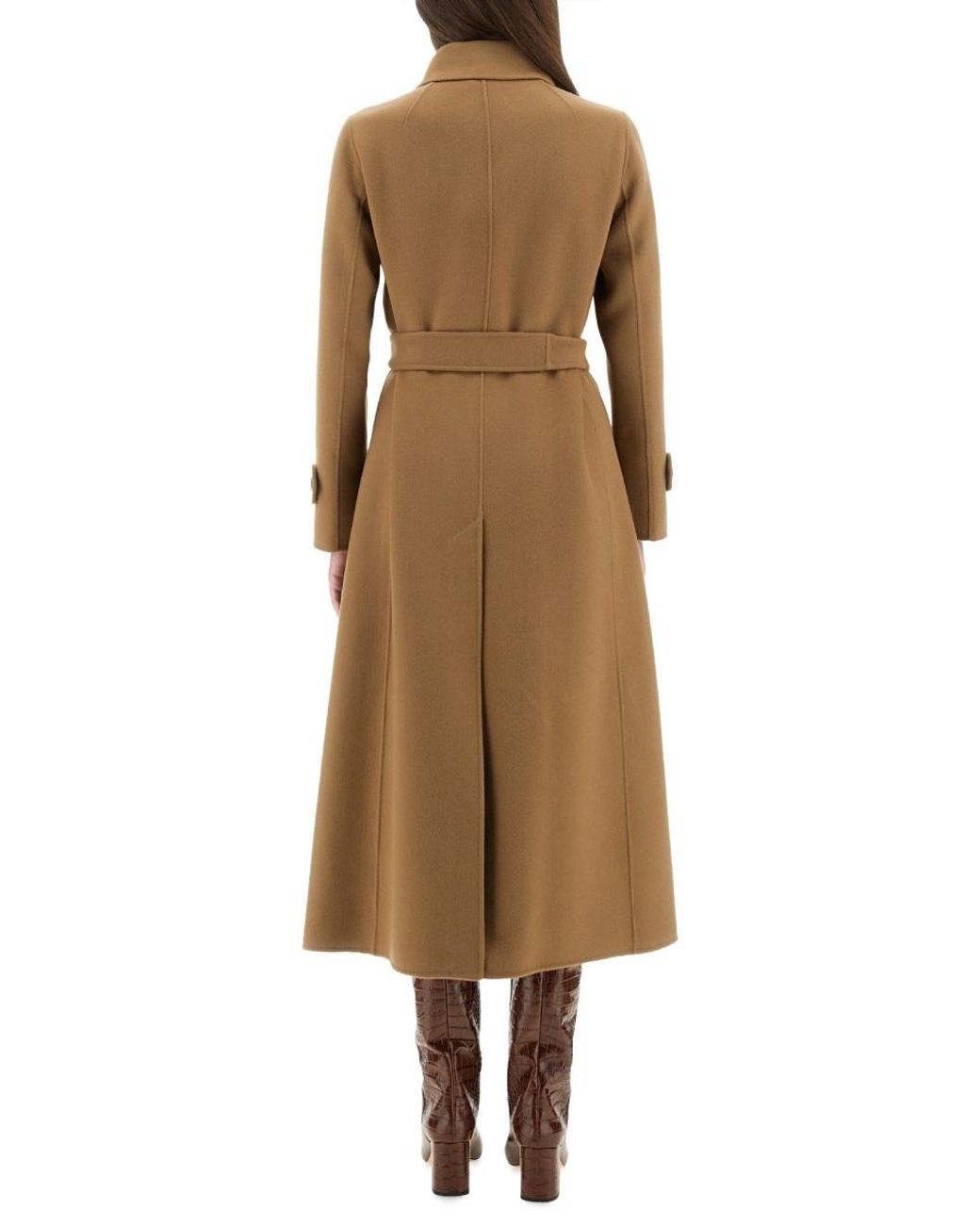 Max Mara Natural 'S Sem Double-Breasted Long Coat