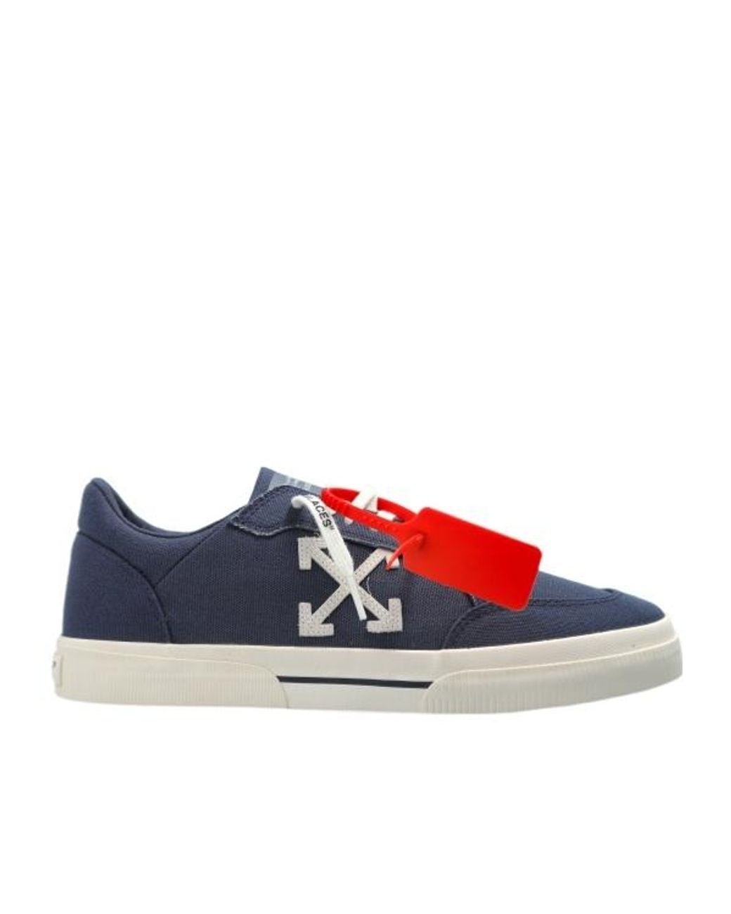 Off-White c/o Virgil Abloh Blue Vulcanized Low-Top Sneakers for men