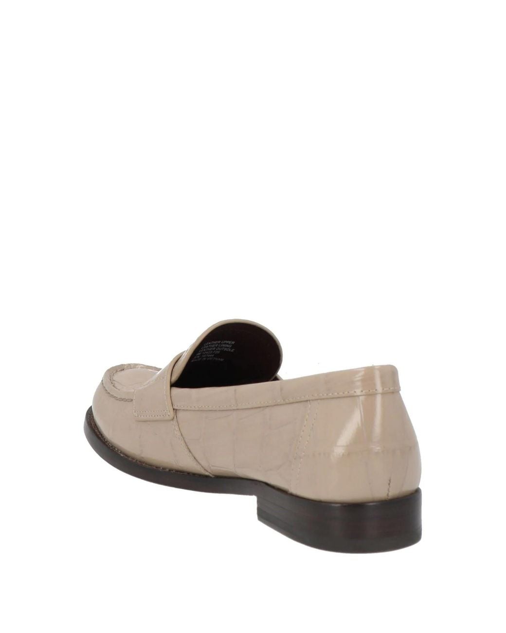 Tory Burch Natural Crocodile Leather Loafers