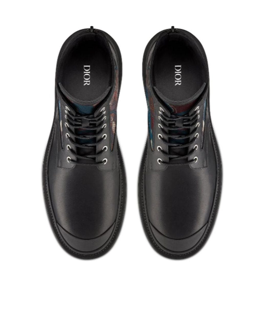 Dior Black Homme X Peter Doig Explorer Boots for men