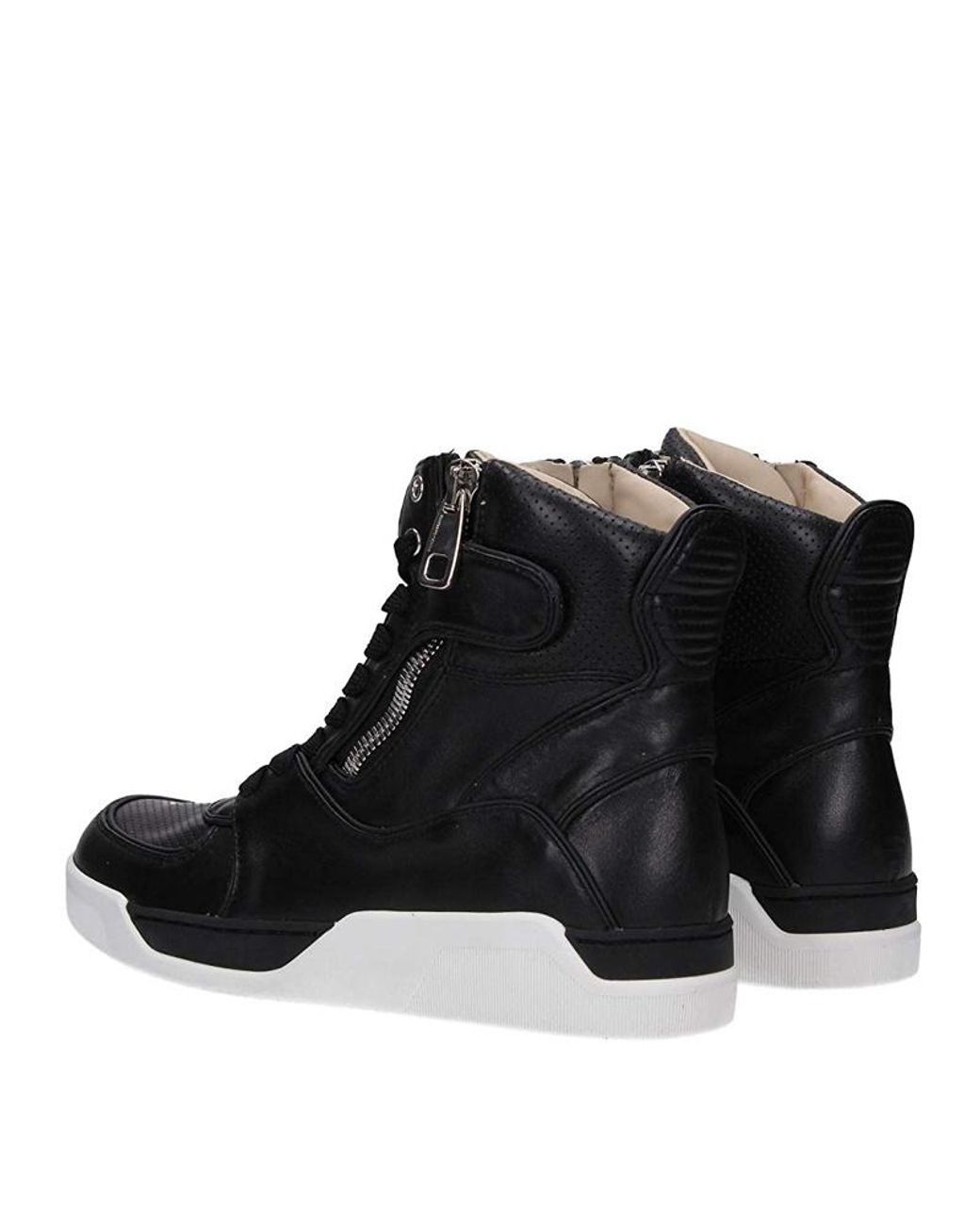 Dolce & Gabbana Black High-Top Strap Casual Shoes