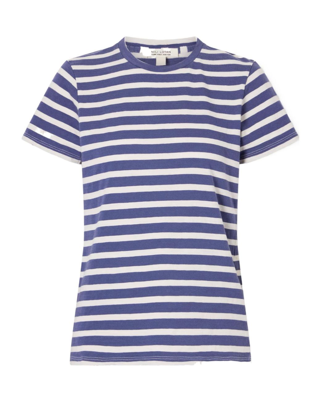 Nili Lotan Blue Lana Striped T-Shirt