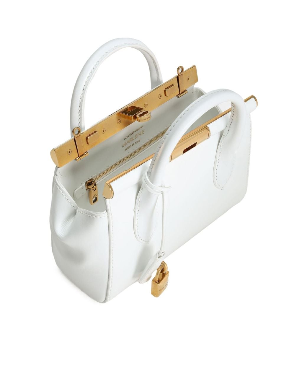 Dolce & Gabbana White Marlene Handbag