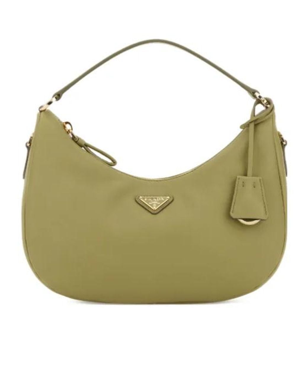 Prada Green Zippered Handbag