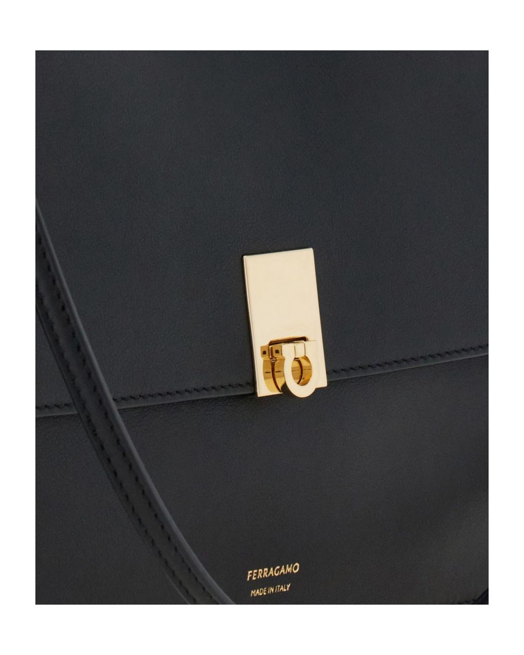 Ferragamo Black Cara Shoulder Bag