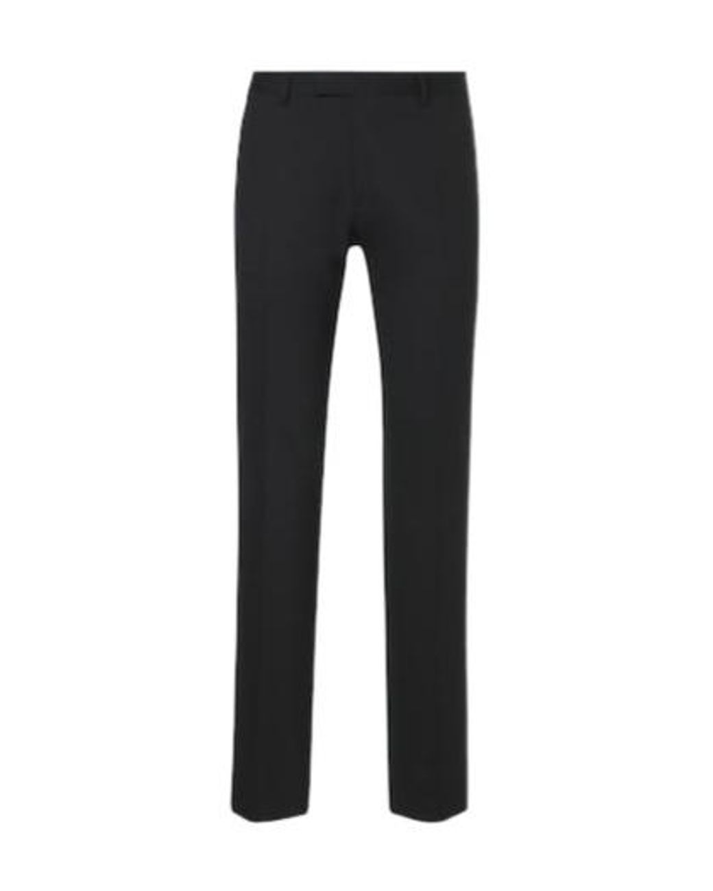 Lardini Black Wool Tuxedo Pants for men