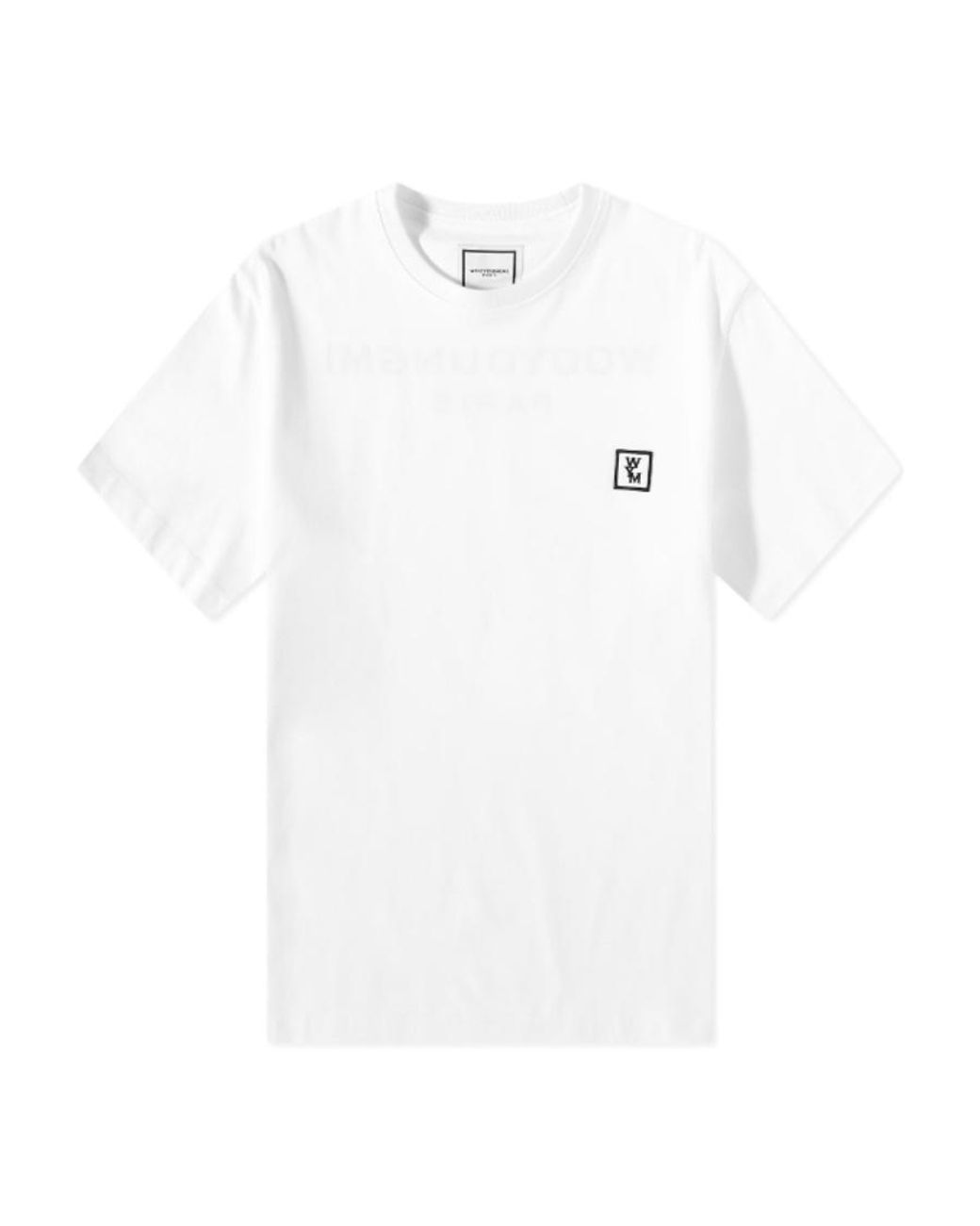 Wooyoungmi White Logo-Patch T-Shirt for men
