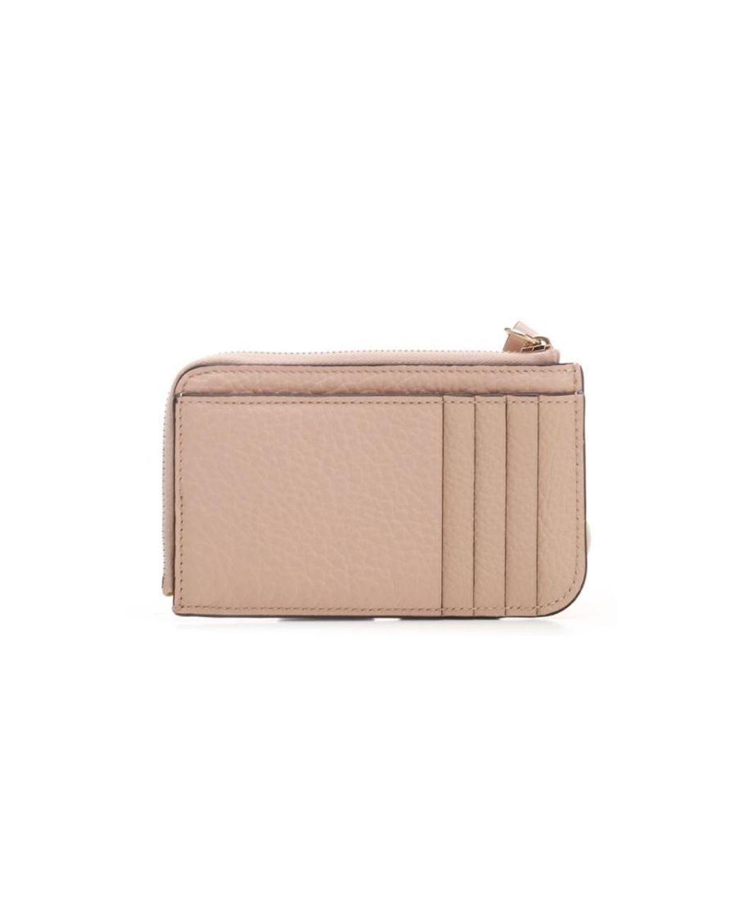 Chloé Pink Chloé Alphabet Zipped Cardholder