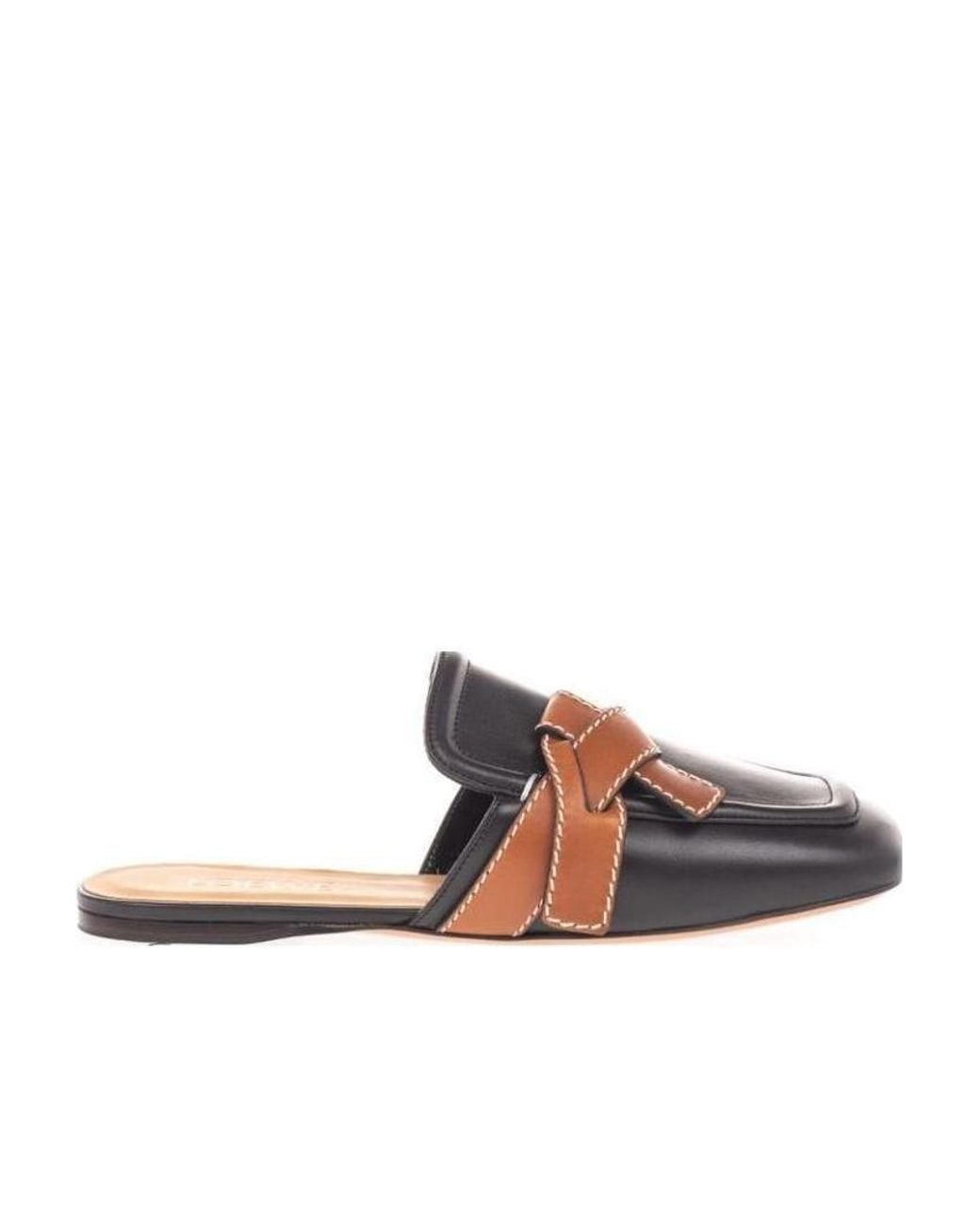 Loewe Brown Gate Flat Mule