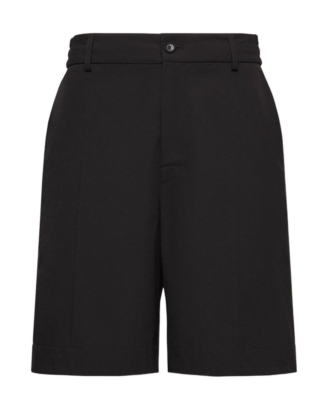 Moncler Black Relaxed Fit Shorts for men