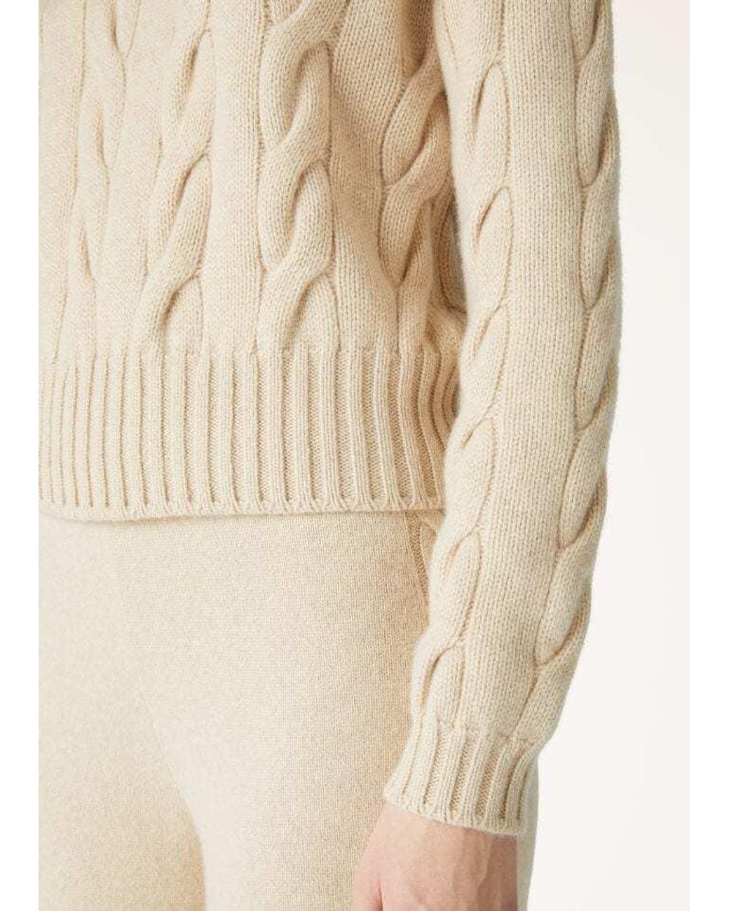 Loro Piana Natural Braided Crewneck Jumper