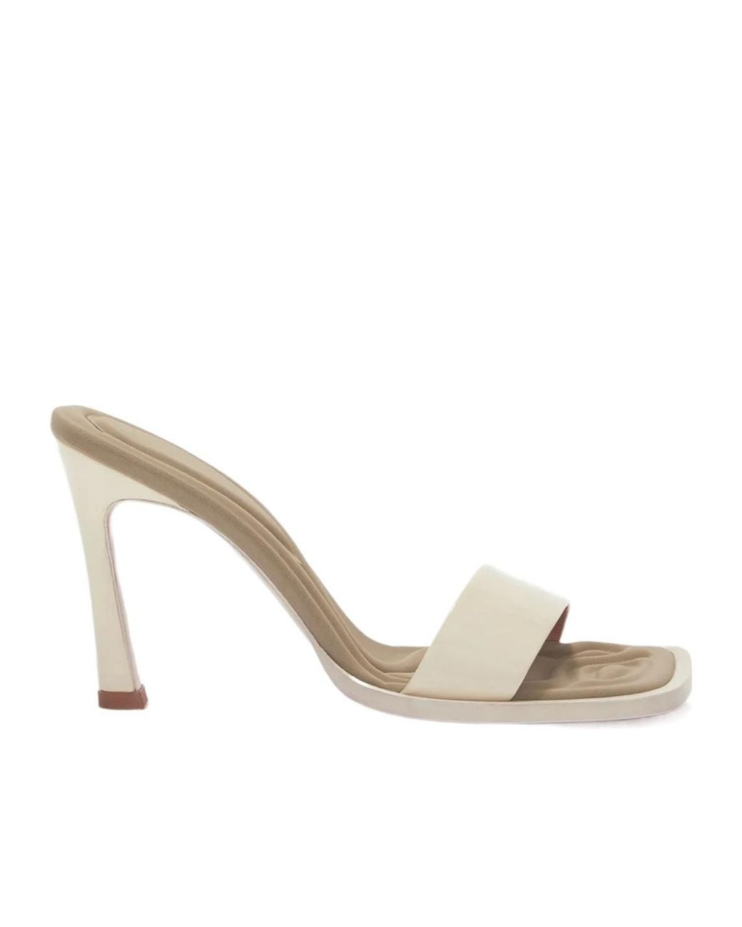The Attico Metallic Leather Heeled Mules