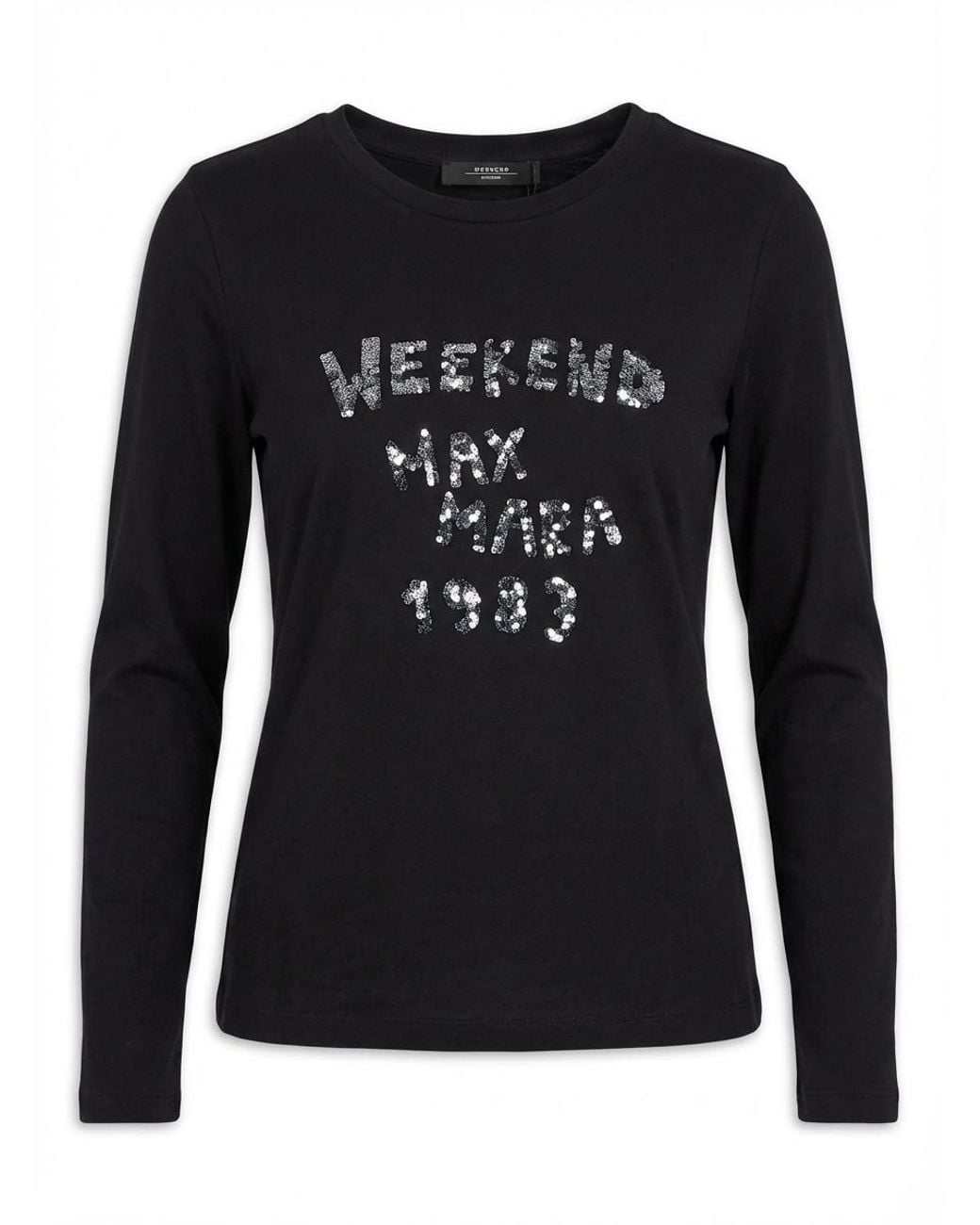 Weekend by Maxmara Black Long-Sleeved T-Shirt