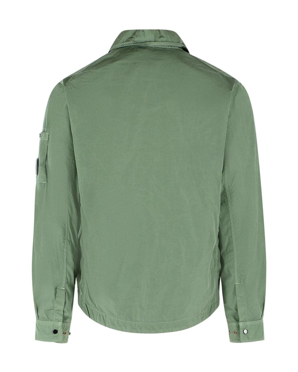 C P Company Green Chest Pocket Shirt Jacket for men