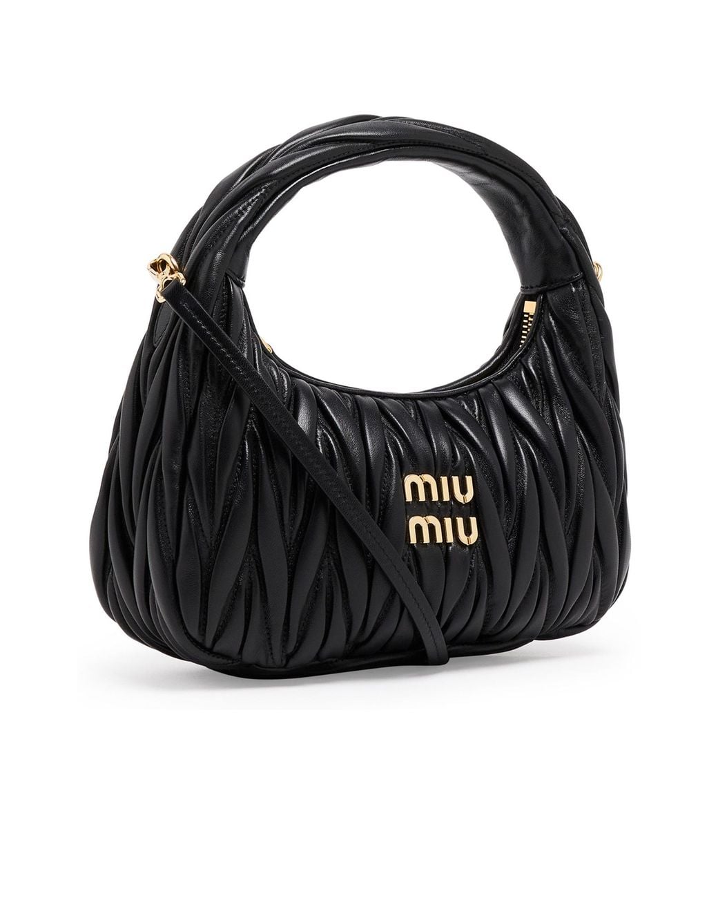 Miu Miu Black Wander Shoulder Bag