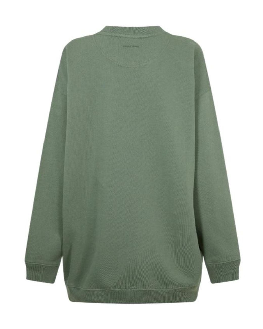 Anine Bing Green Long-Sleeved Sweatshirt