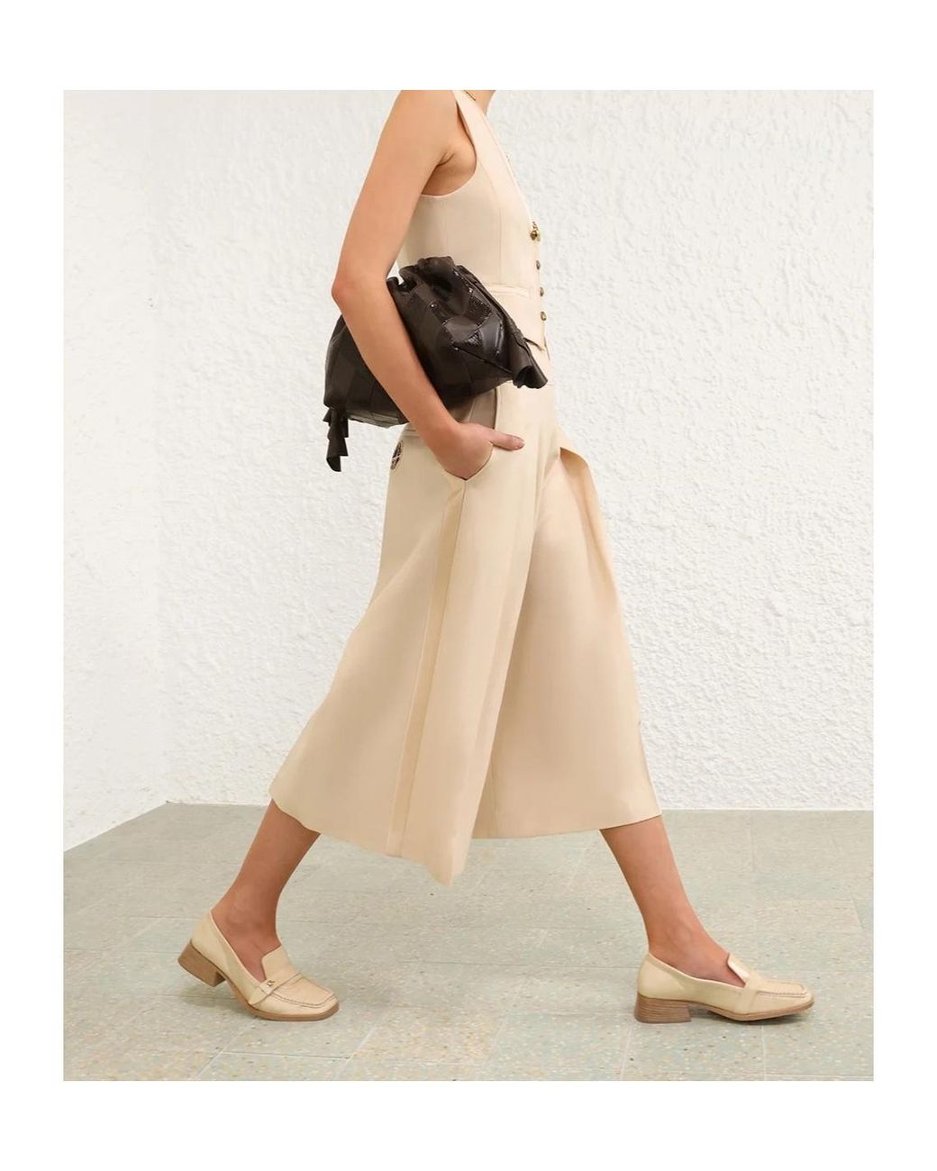 Zimmermann Natural V-Neck Vest