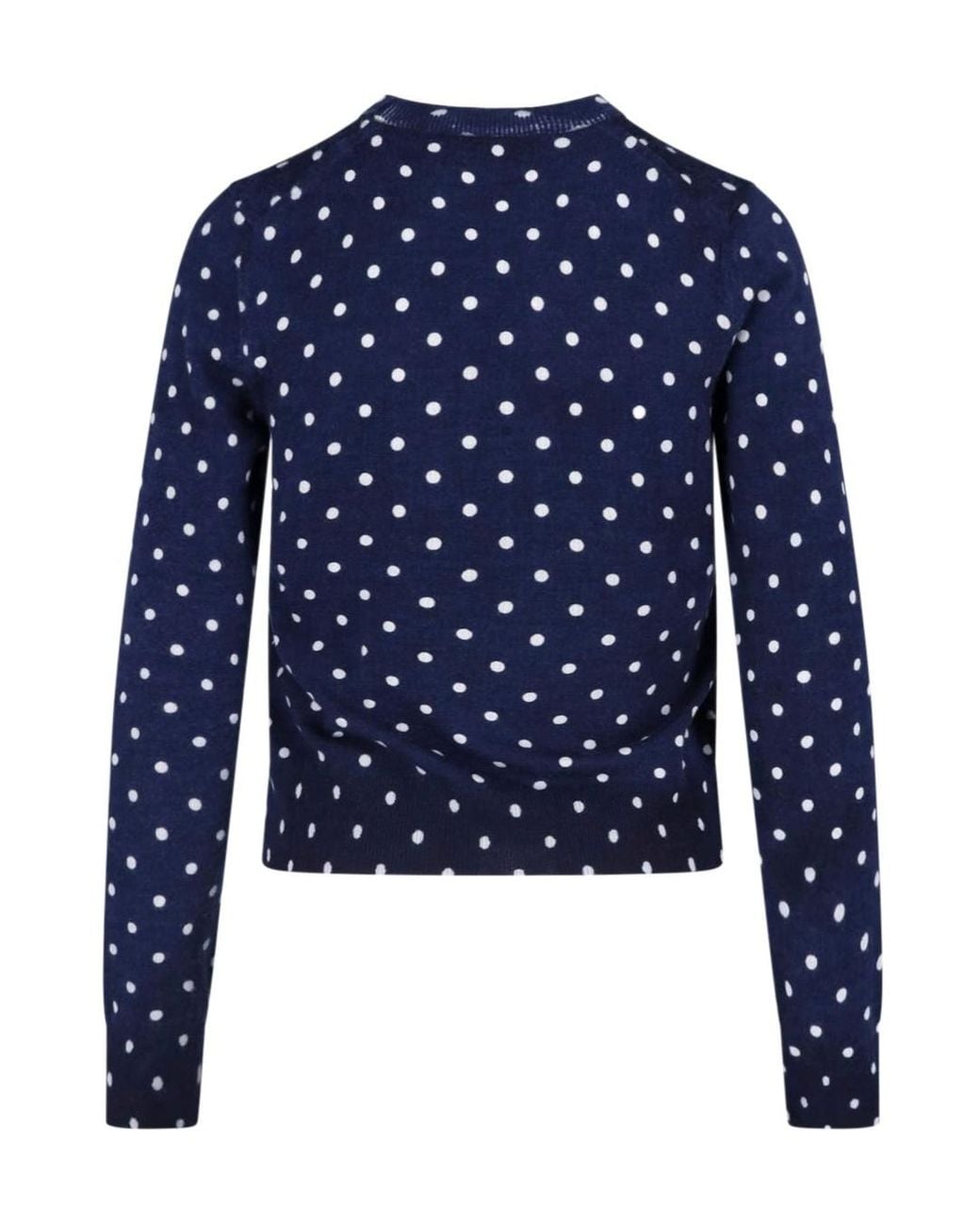 Comme des Garçons Blue Comme Des Garçons Homme Plus Polka Dot Crewneck Jumper