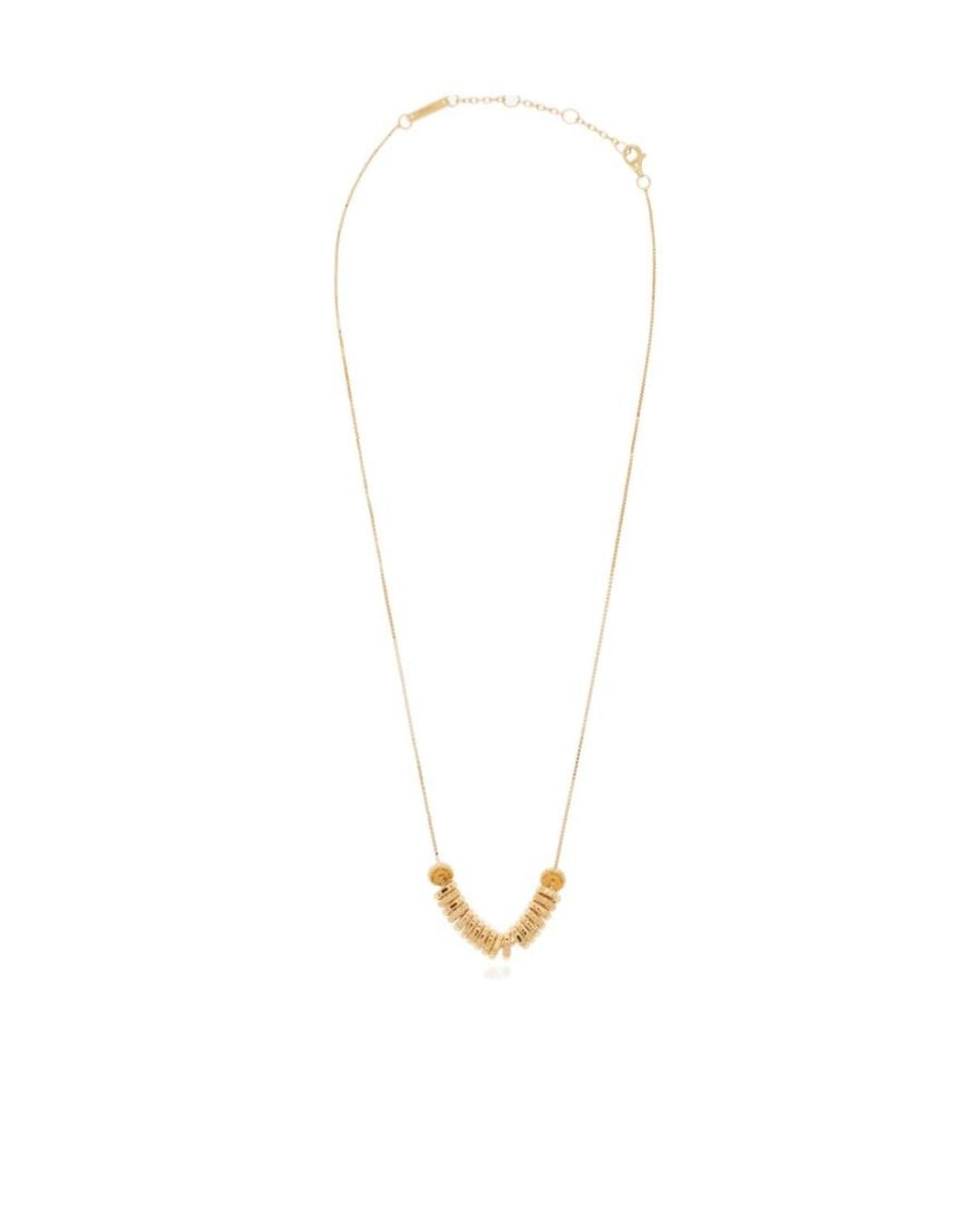 Bottega Veneta White Pendant Necklace
