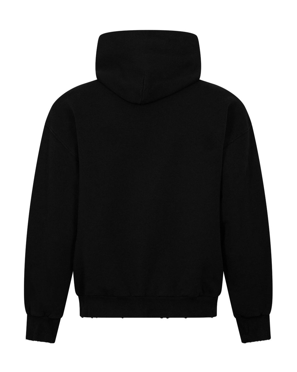 Balenciaga Black Loose Hooded Sweatshirt for men