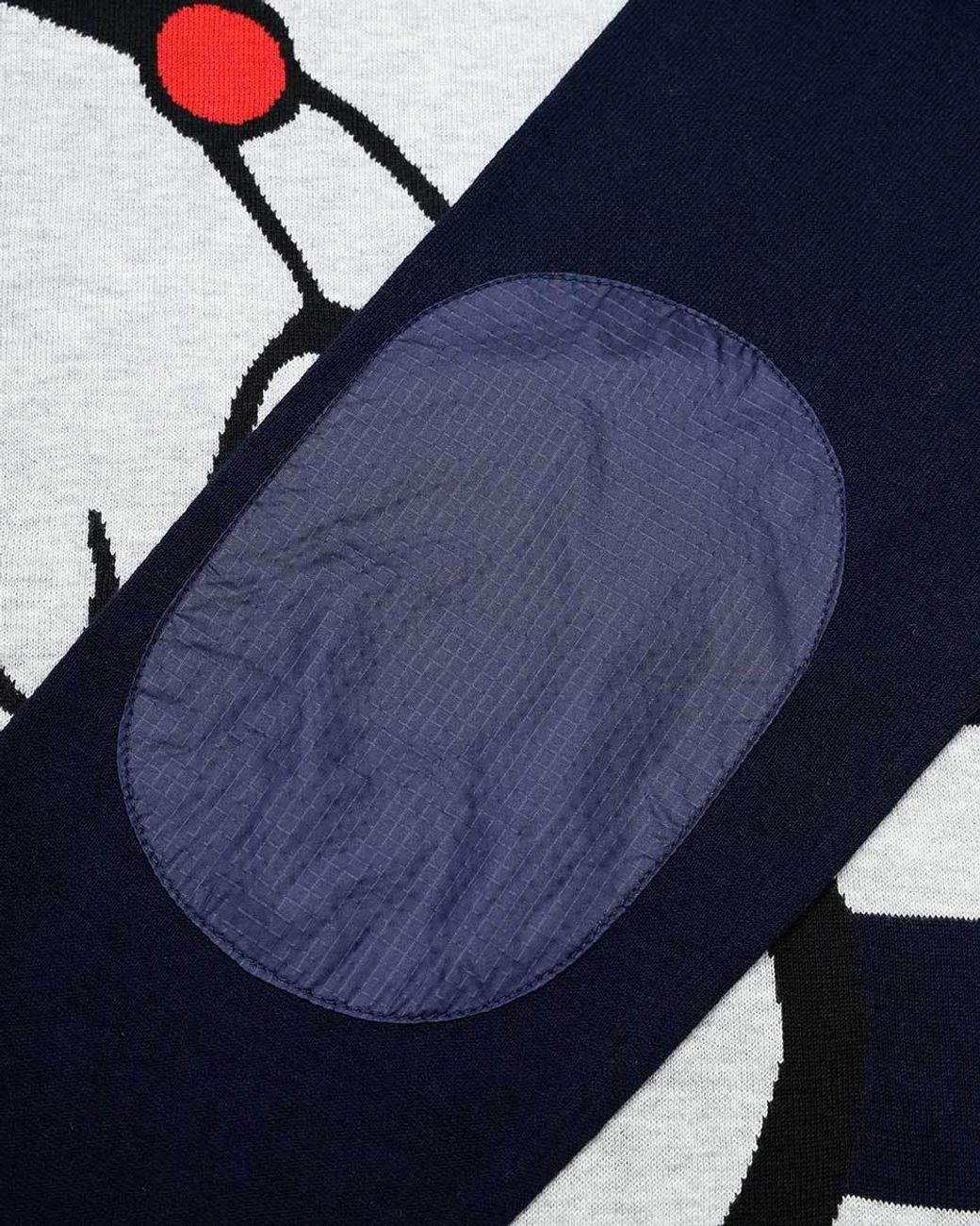 Iceberg Blue Printed Pattern Pullover for men