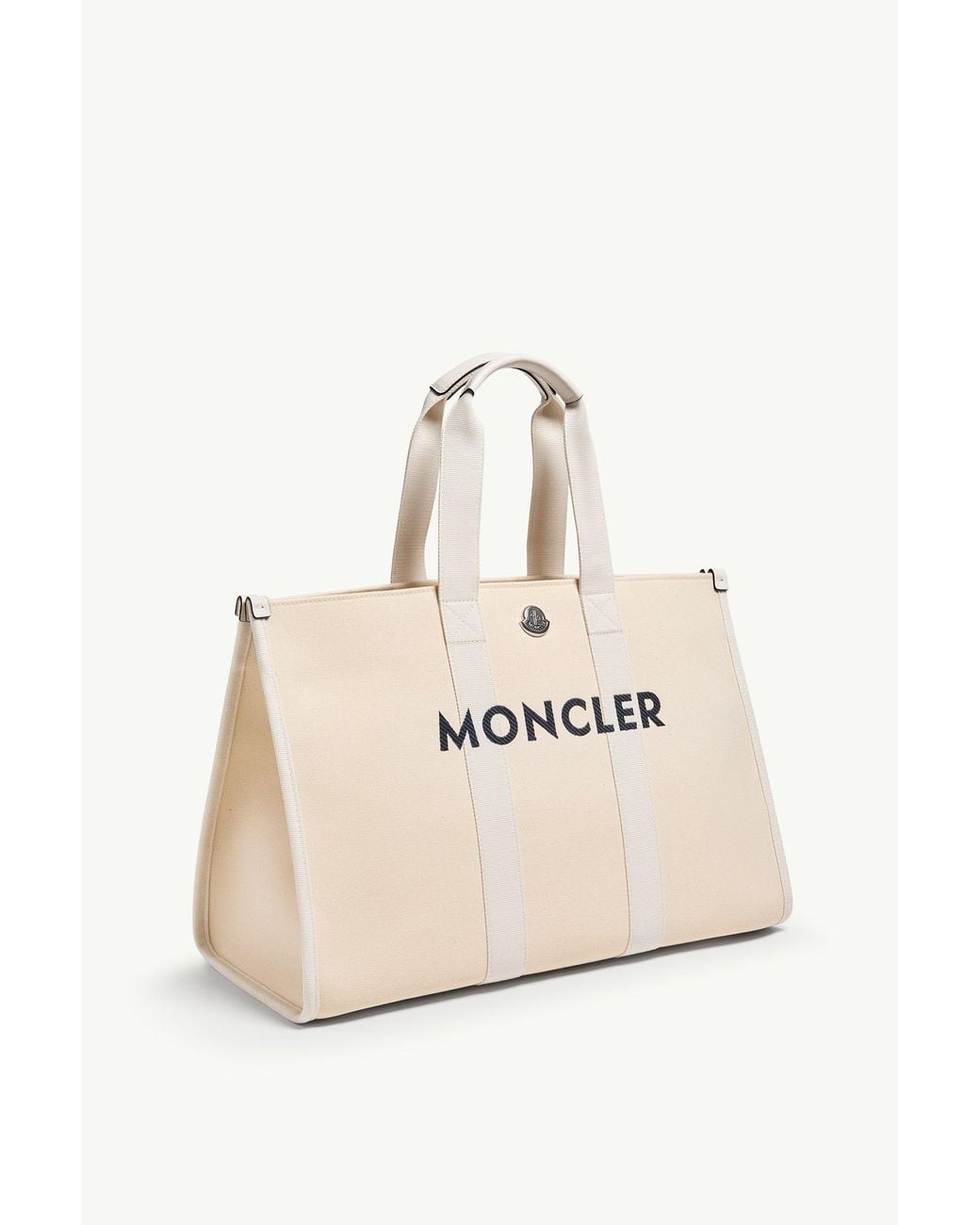 Moncler Natural Logo Detailed Top Handle Bag for men