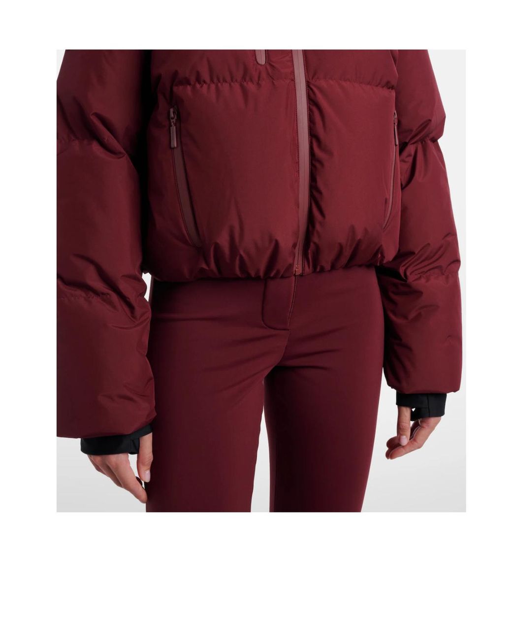 CORDOVA Red Long-Sleeved Down Jacket