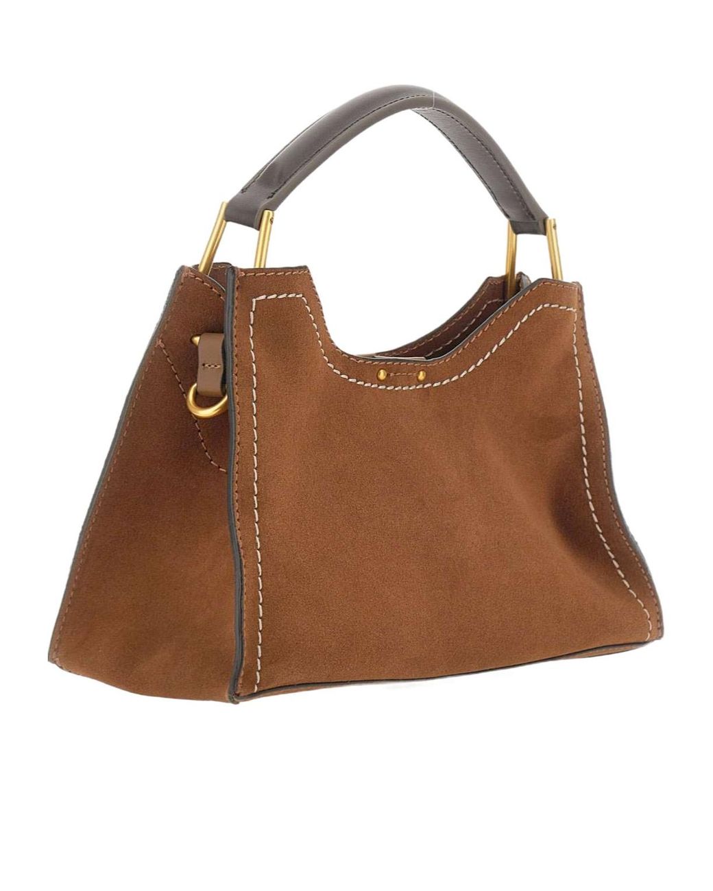 Gianni Chiarini Brown Aurora Suede Shoulder Bag