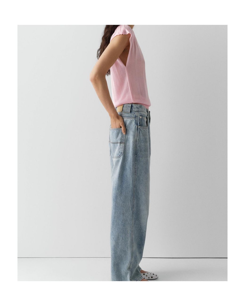 GIMAGUAS Pink Tesa Knitted Top