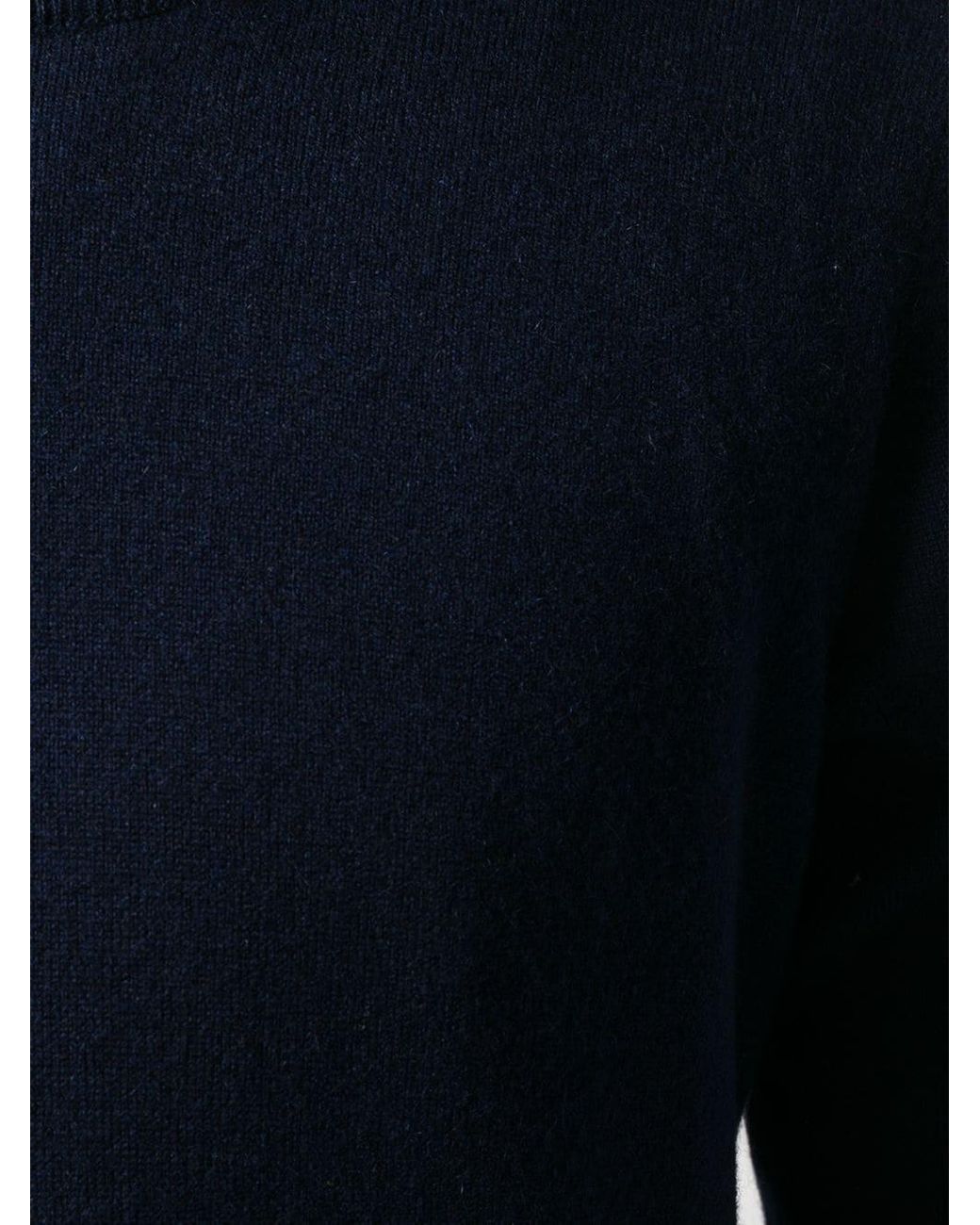 Brunello Cucinelli Blue Crewneck Knitted Jumper for men