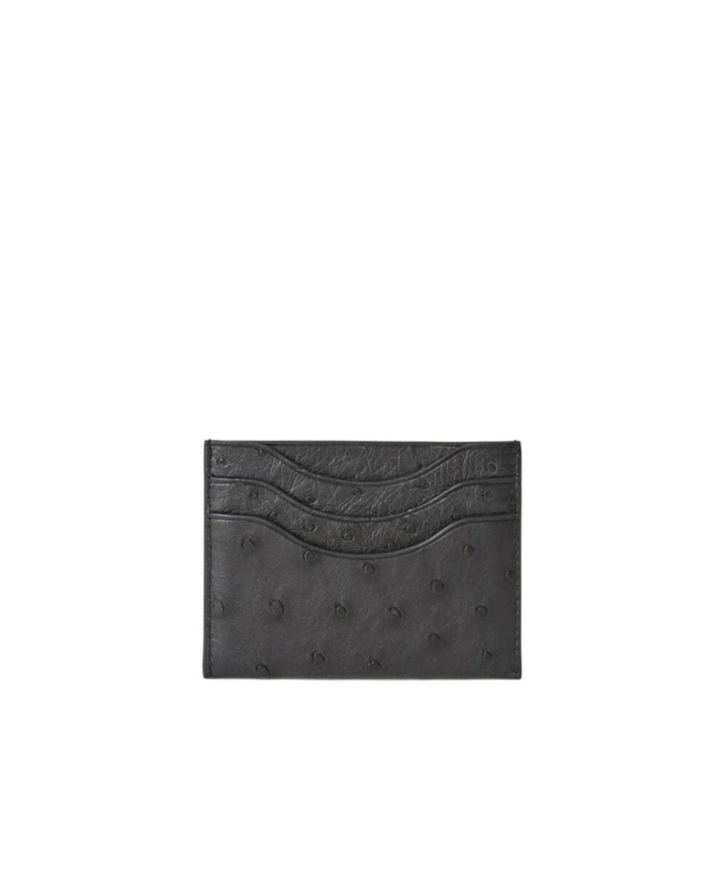 Loro Piana Gray Logo Card Holder for men