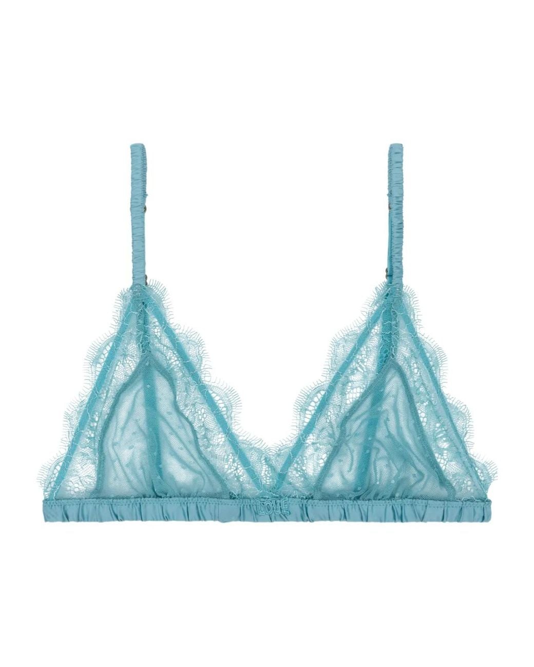 LoveStories Blue Triangle Bra