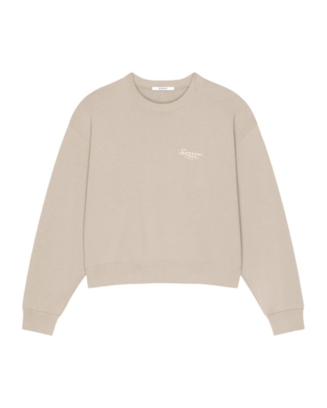 Givenchy Natural Stamp Printed Crewneck Sweatshirt