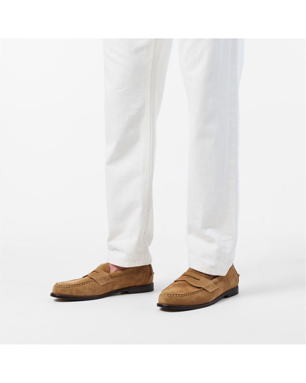 Polo Ralph Lauren Brown Logo Loafers for men