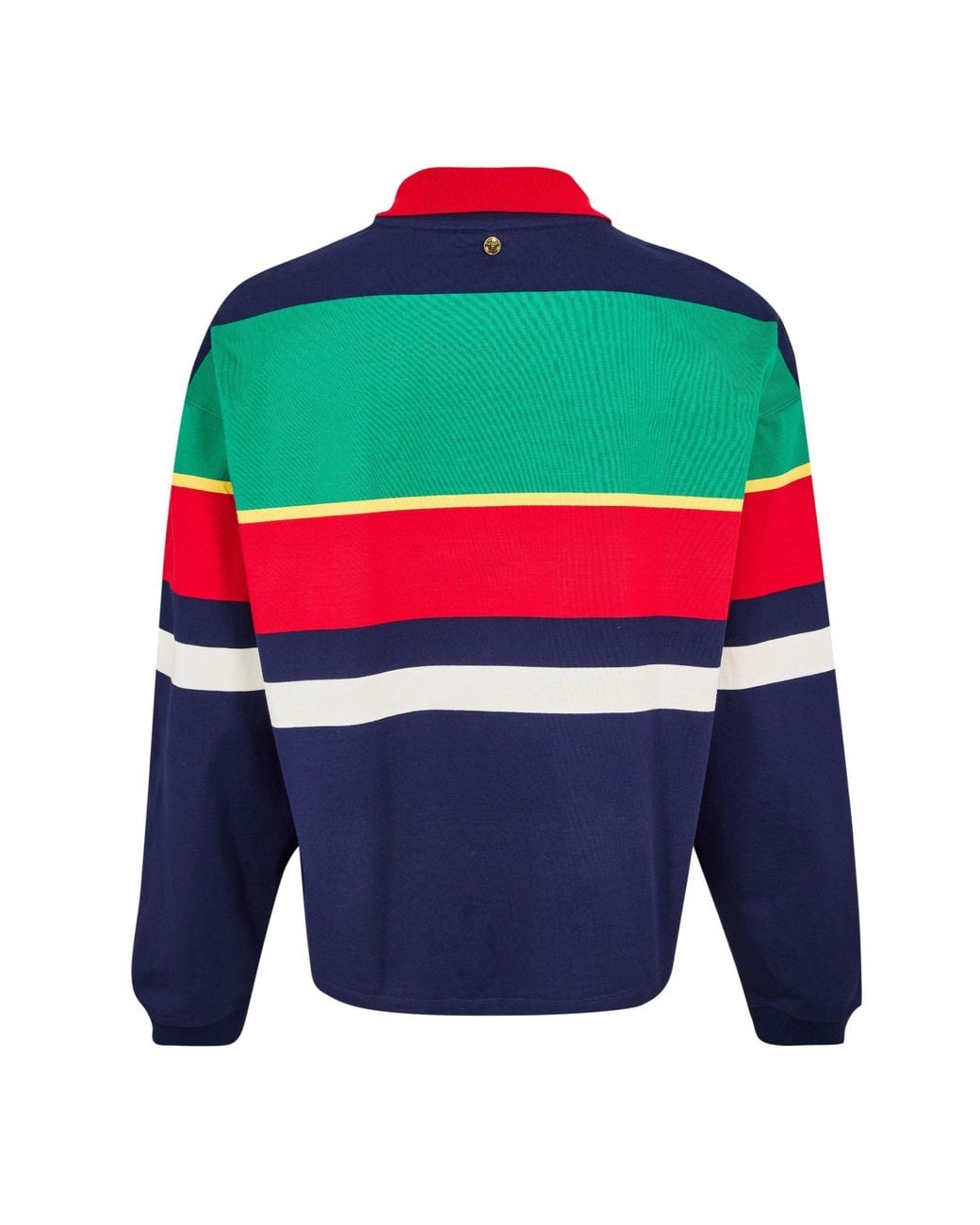 Versace Blue Striped Crew Sweatshirt for men
