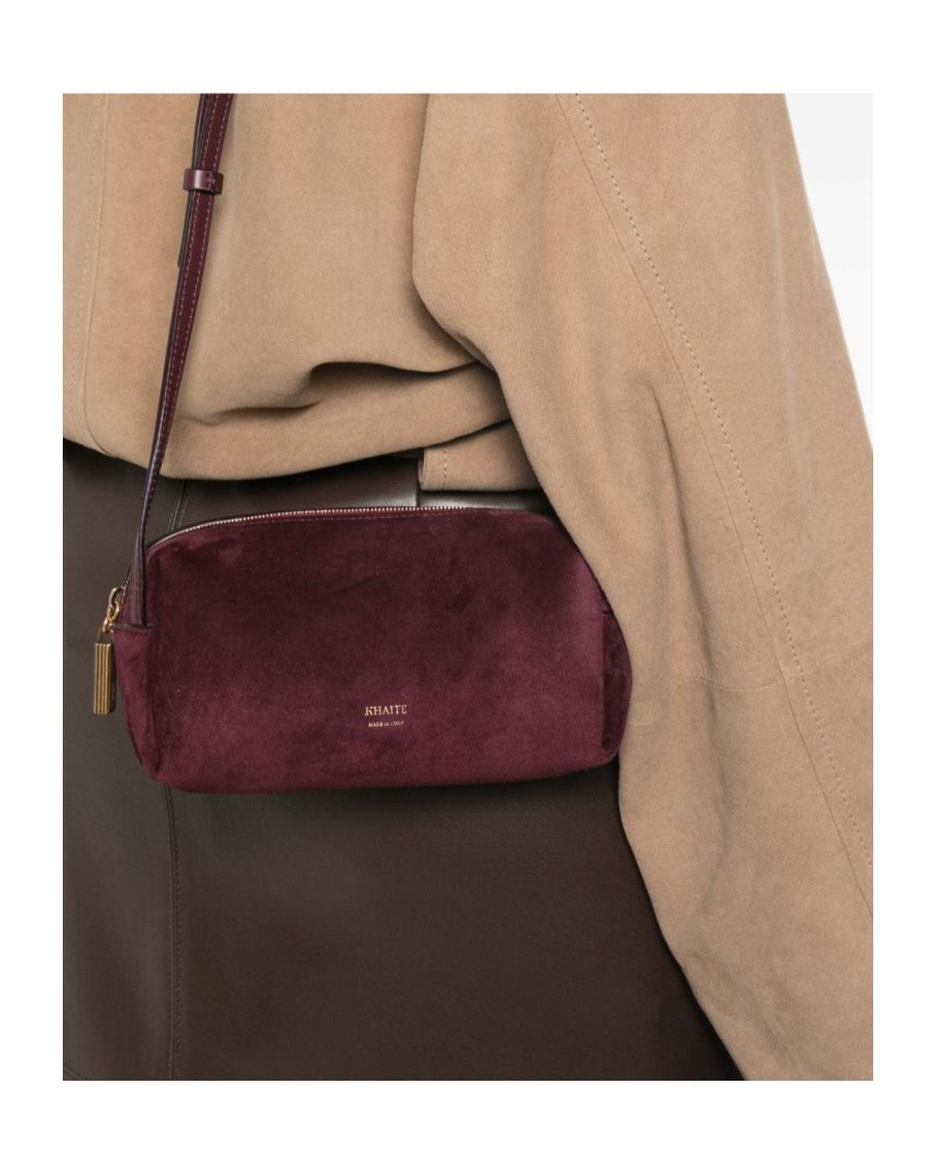 Khaite White Kye Mini Shoulder Bag