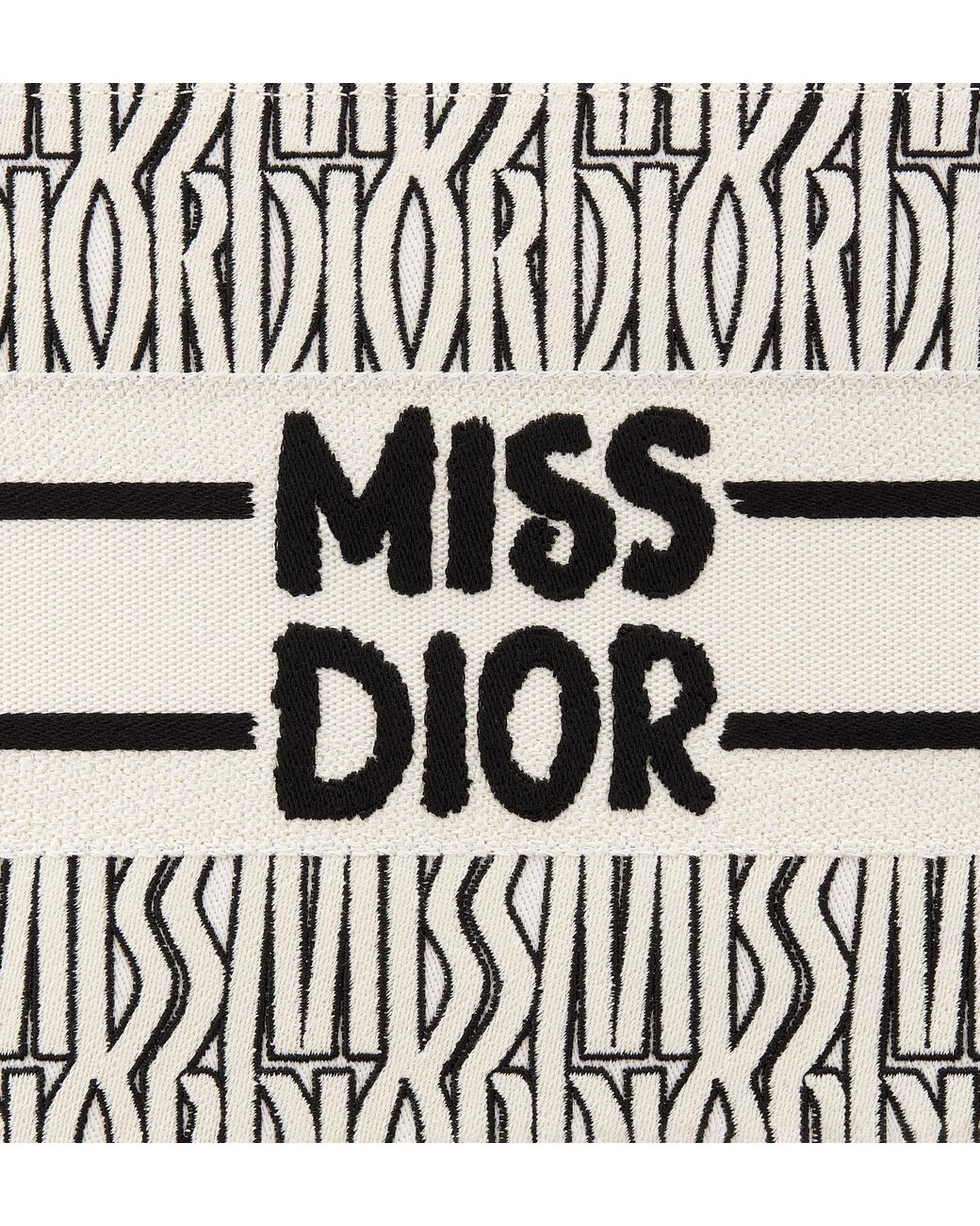 Dior White Medium Logo Handbag