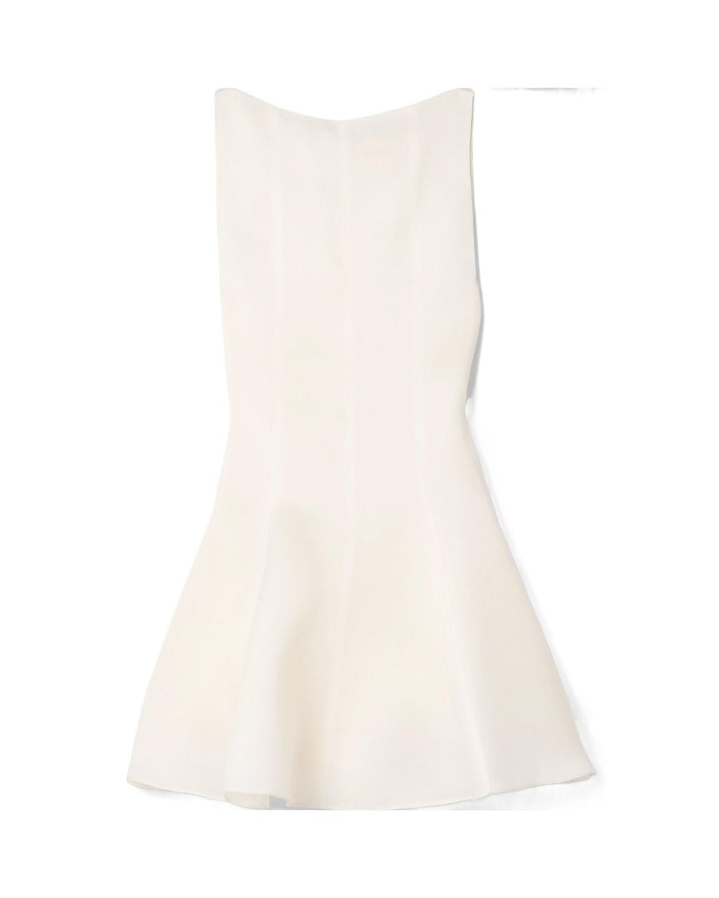 Khaite White Mags Minidress