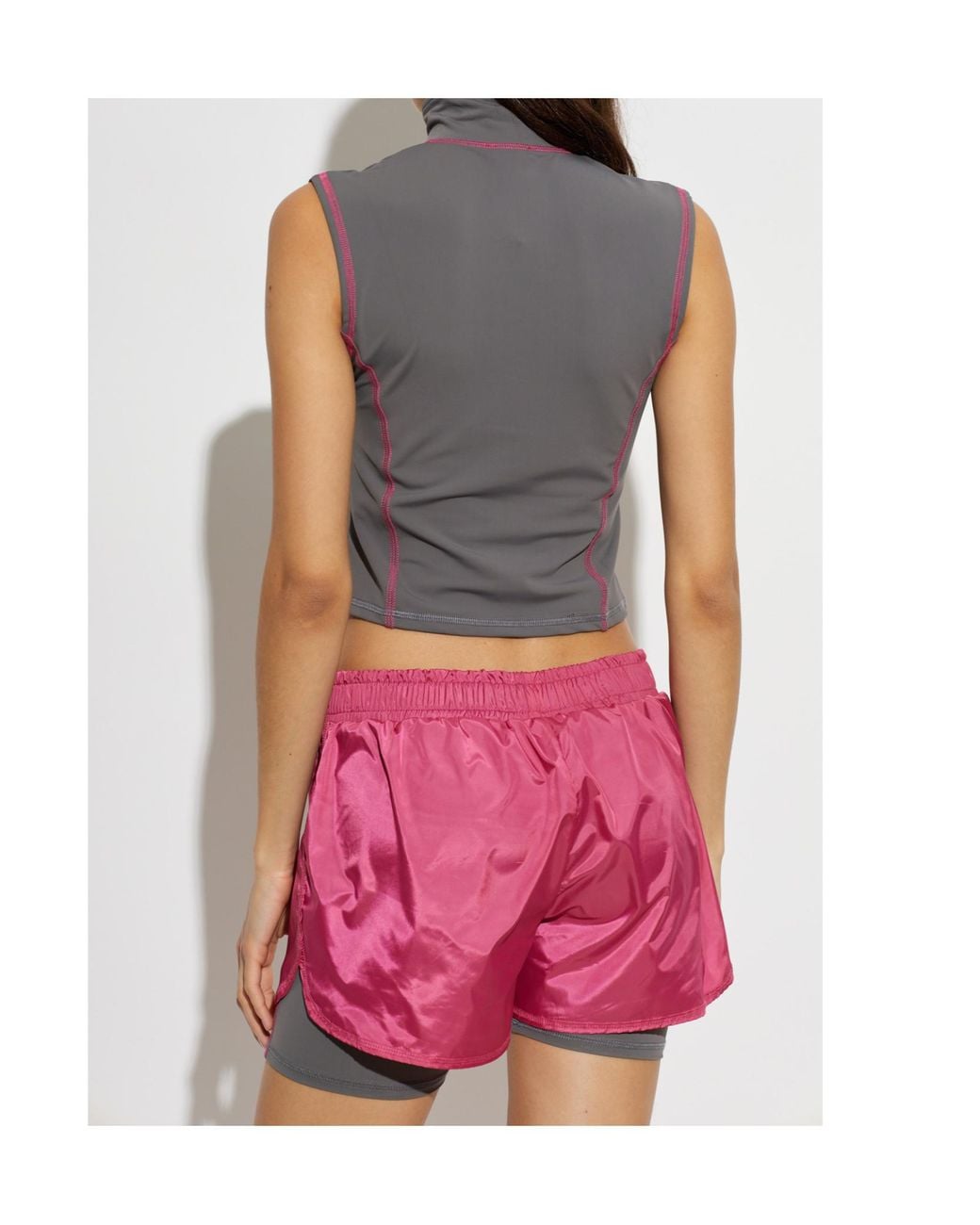 Moschino Gray Active Top