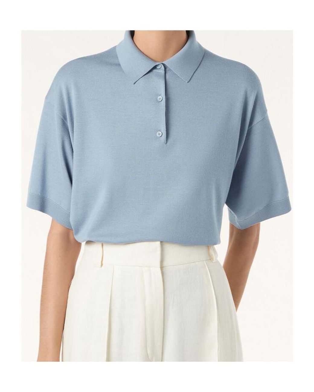 Loro Piana Blue Royal Lightness Polo Shirt