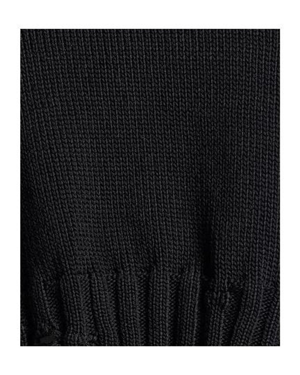 Marni Black Solidcolor Mediumweight Knit Sweater