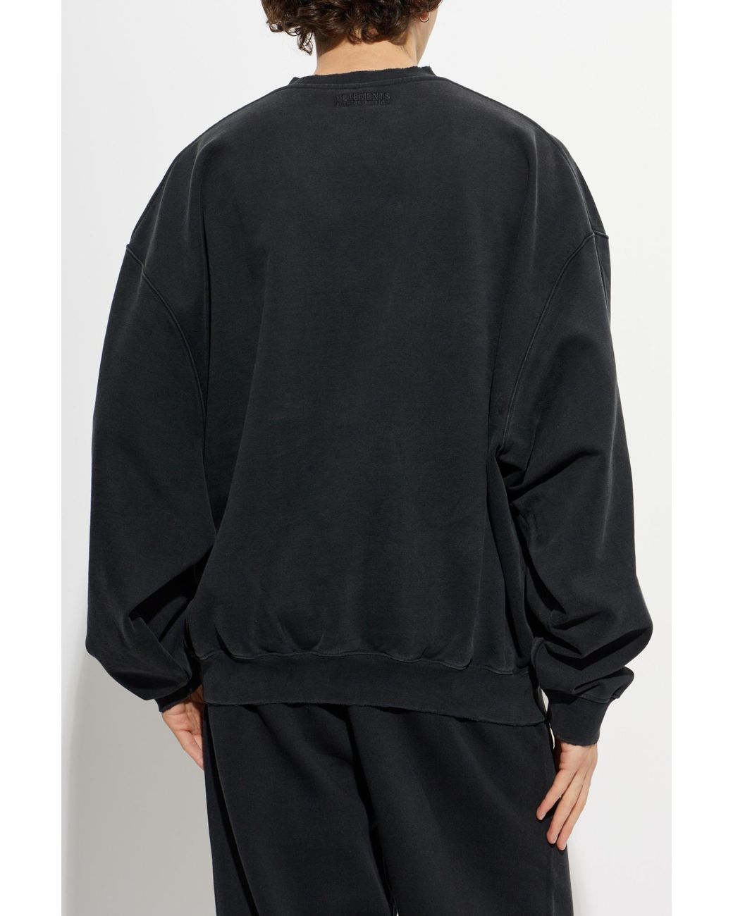 Vetements Blue Printed Sweatshirt for men
