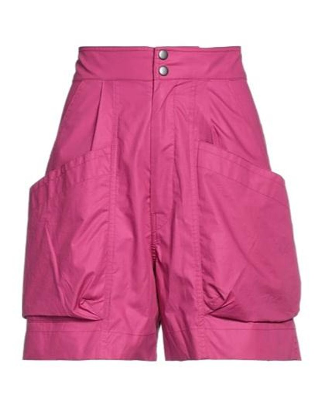 Isabel Marant Pink Solid-Color Shorts