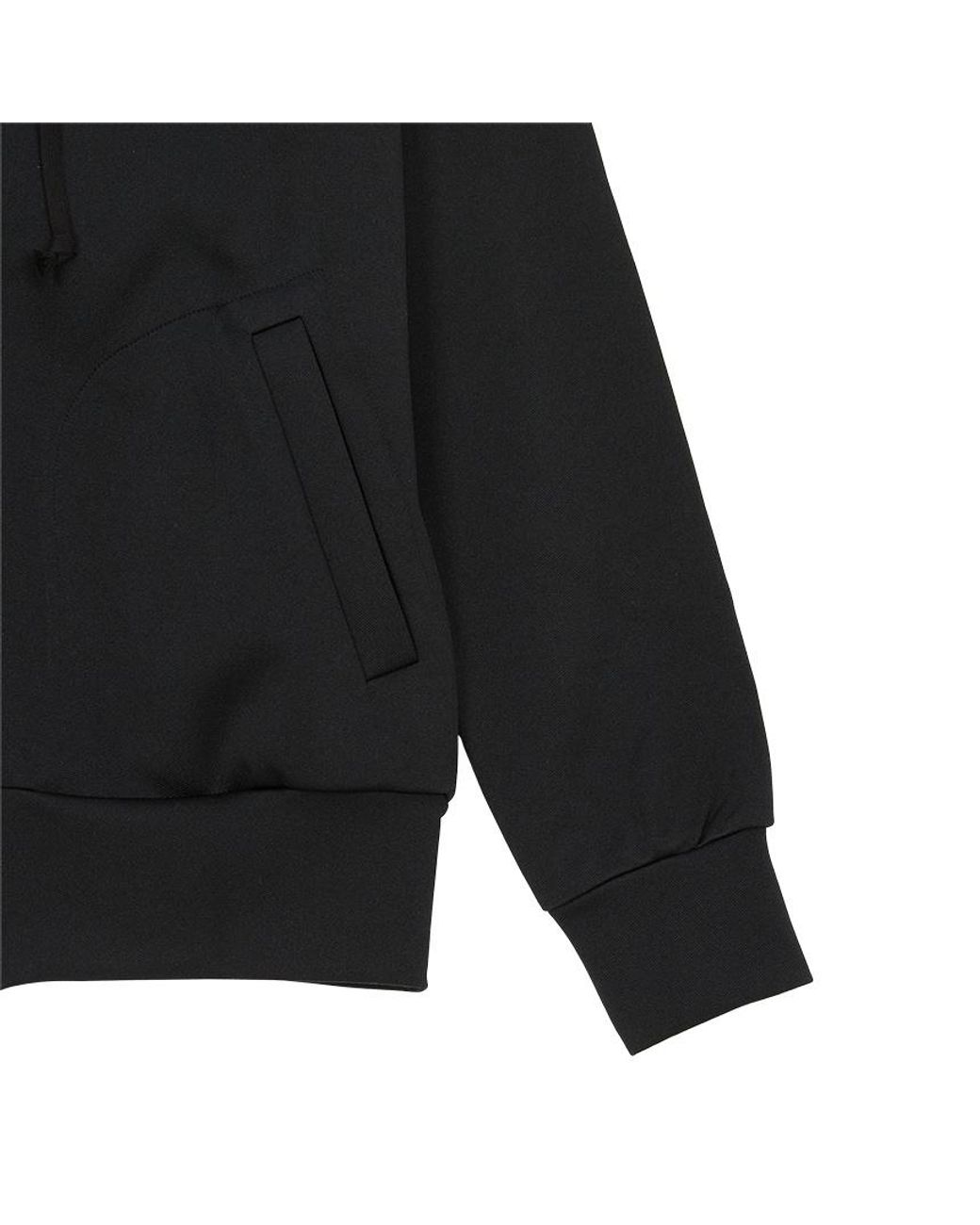 COMME DES GARÇONS PLAY Black X Invader Pixelated-Heart Hoodie for men