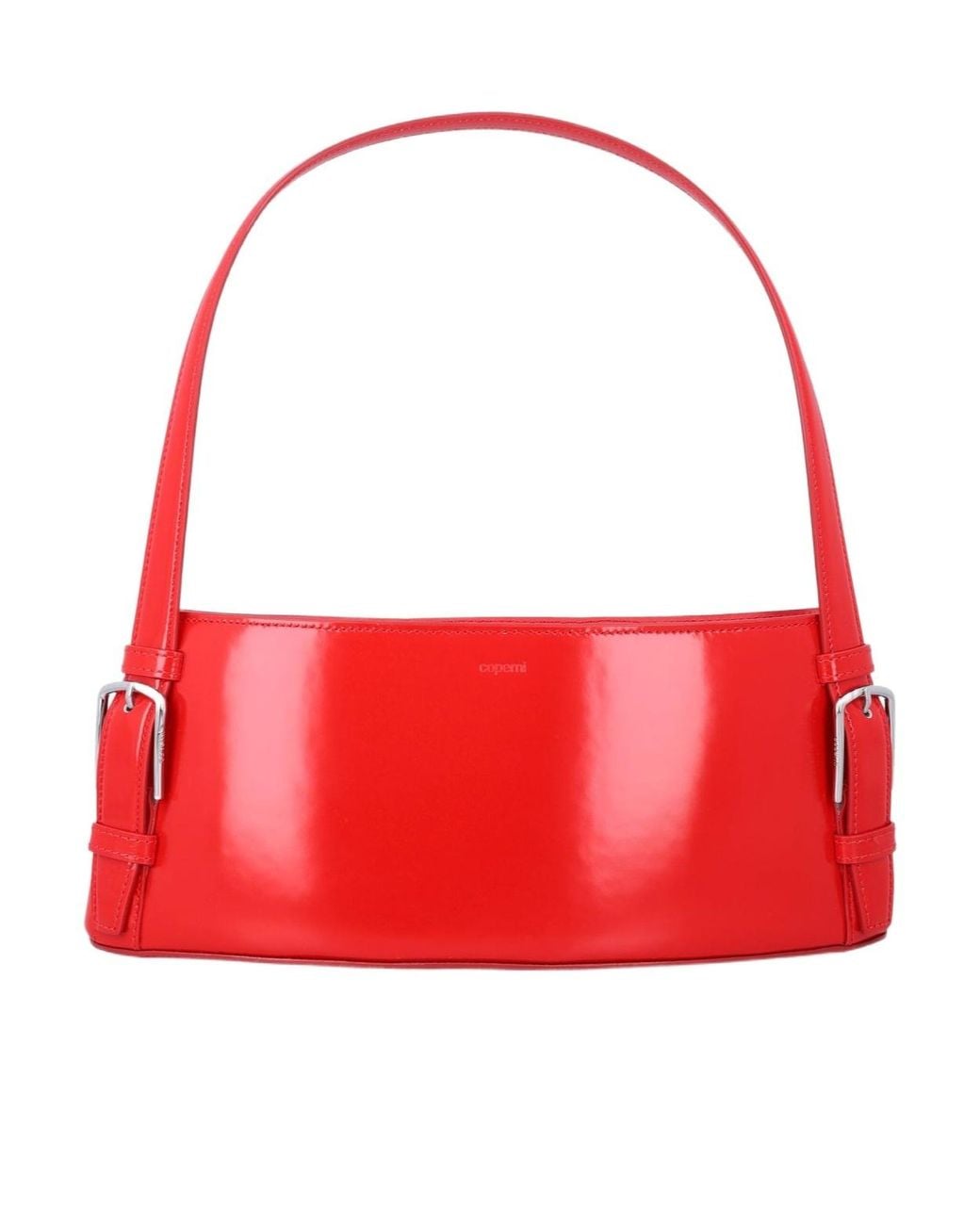 Coperni Red Ergonomic Buckle Shoulder Bag