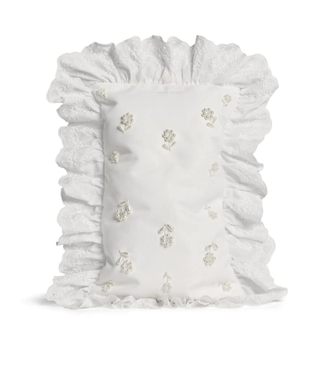 Simone Rocha Gray Pillowcase Clutch Bag